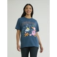 thumbnail image 1 of Disney Women and Women’s Plus Alice in Wonderland Graphic Tee with Short Sleeves, Sizes XXS-2XL, 1 of 5