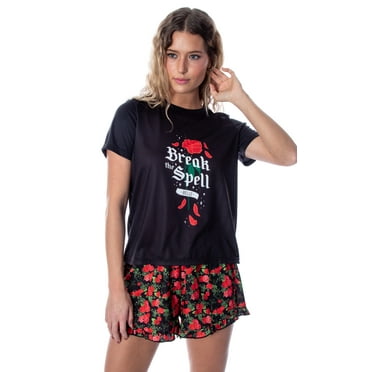 Disney Women's Beauty and The Beast Break The Spell Belle Pajama Set