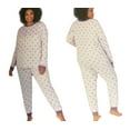 thumbnail image 1 of Disney Women's Character Cozy 2-Piece Pajama Set (as1, alpha, l, regular, regular, Purple Minnie Mouse, Large), 1 of 1