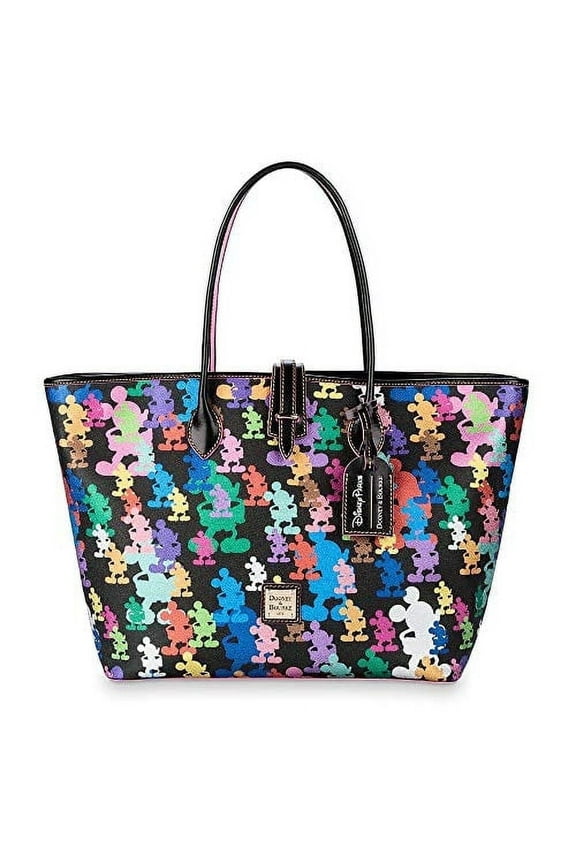 Women's Cotton Small Scale Print Tote by Dooney & Bourke, Silver, 1-Piece