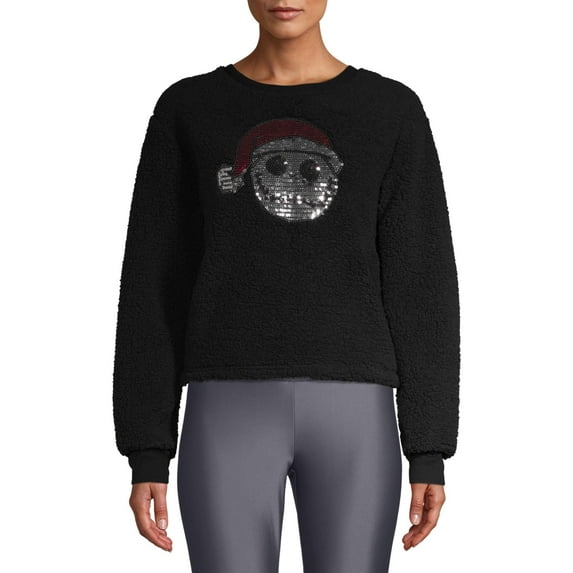 Disney Women's Jack Skellington Nubby Fleece Sweatshirt