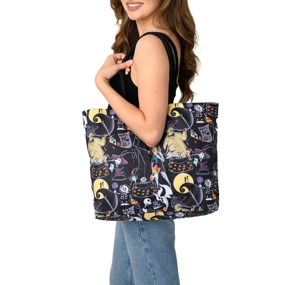 Disney Women's Jack Skellington Tote Bag Nightmare Before Christmas