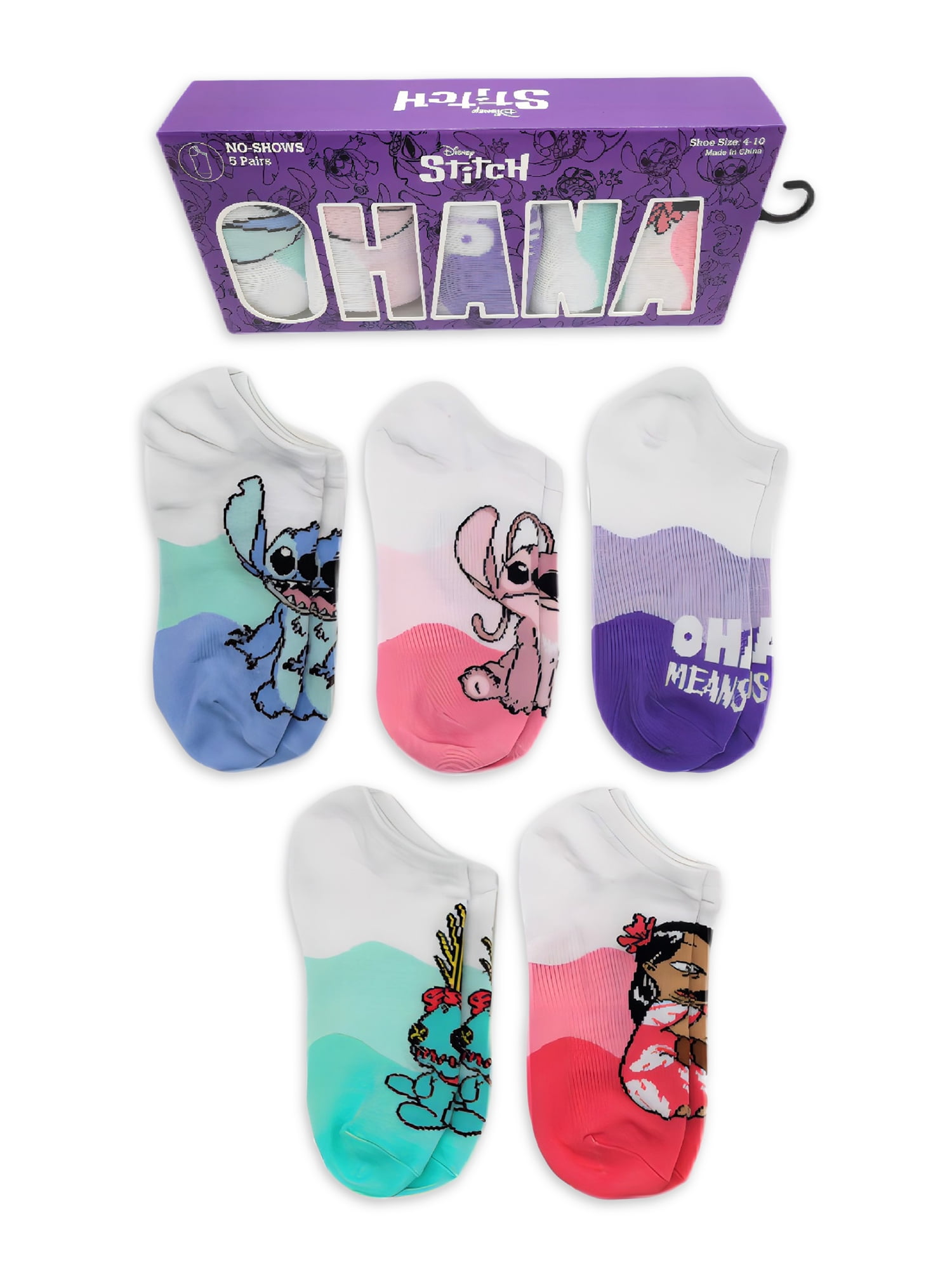 LILO & STITCH - Pack de 3 paires de chaussettes (P35-41) : :  Chaussettes Cerda DISNEY