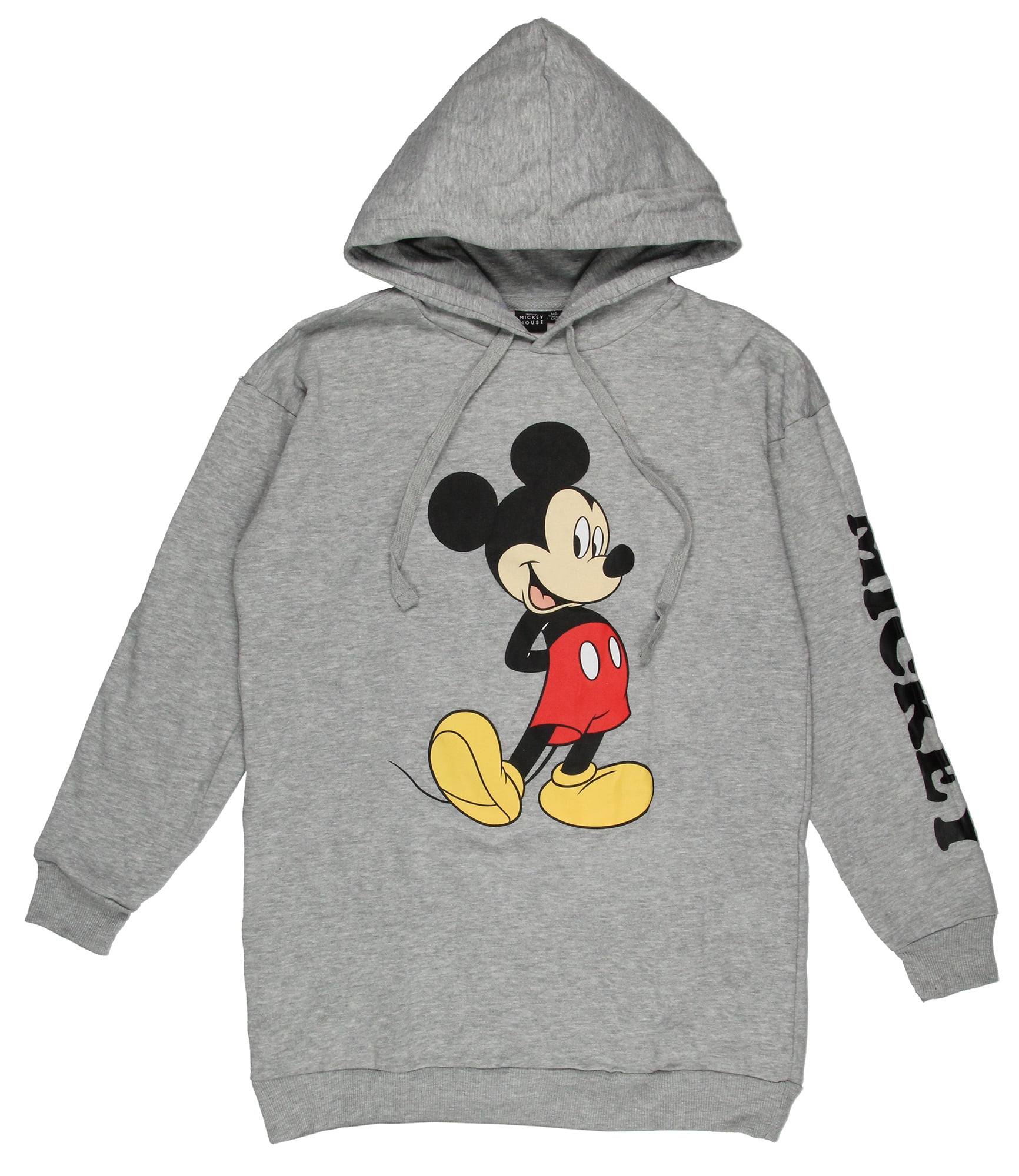 Disney Women s Mickey Mouse Classic Pose Oversized Pullover Hoodie