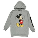 Disney Women's Mickey Mouse Classic Pose Oversized Pullover Hoodie ...