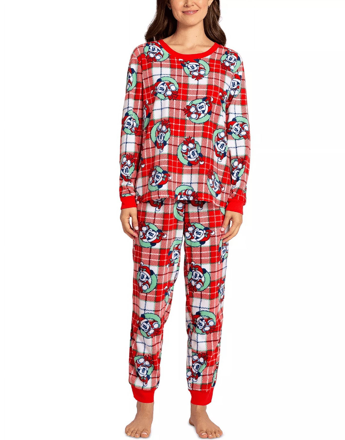 Disney Women's Mickey Mouse Matching Family Pajamas Set, 2X
