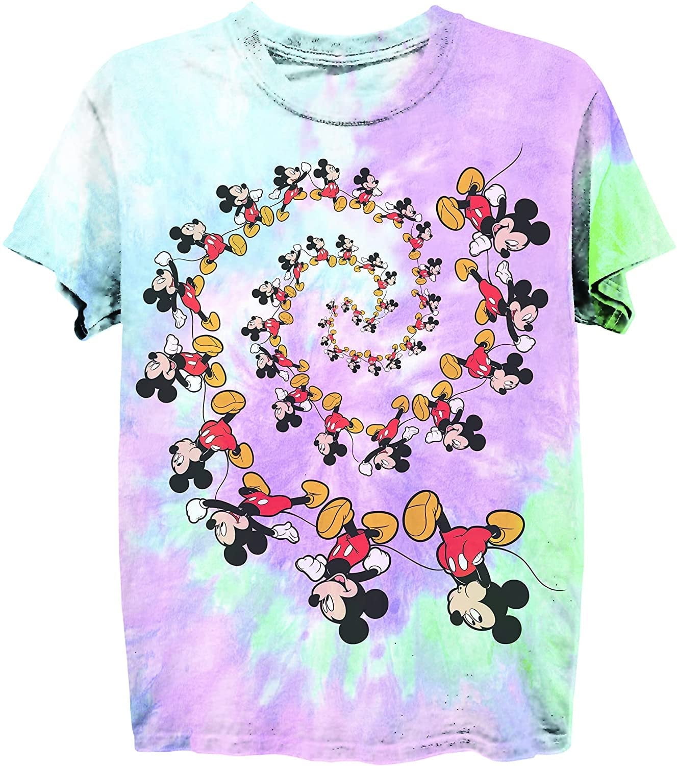 Disney Women's Mickey Mouse Shirt, Graphic Tie Dye Mickey T-shirt ...