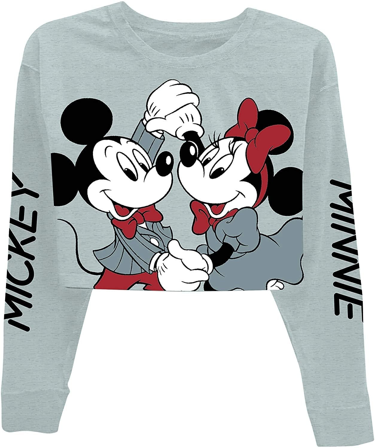Disney Women's Mickey Mouse Sweatshirt, Graphic Print Disney Women's Mickey Mouse Sweatshirt, Graphic Print