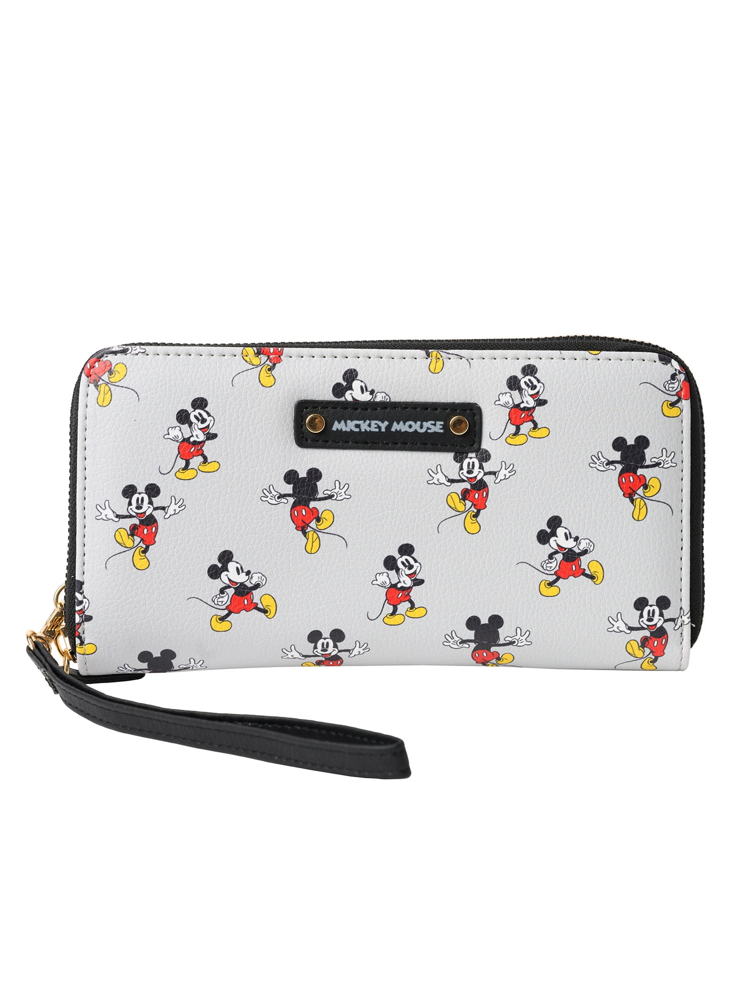 Disney Mickey Long Women's Wallet Female Purses Fashion Coin Purse Card  Holder Wallets Zipper Pu Leather Clutch Money Phone Bag