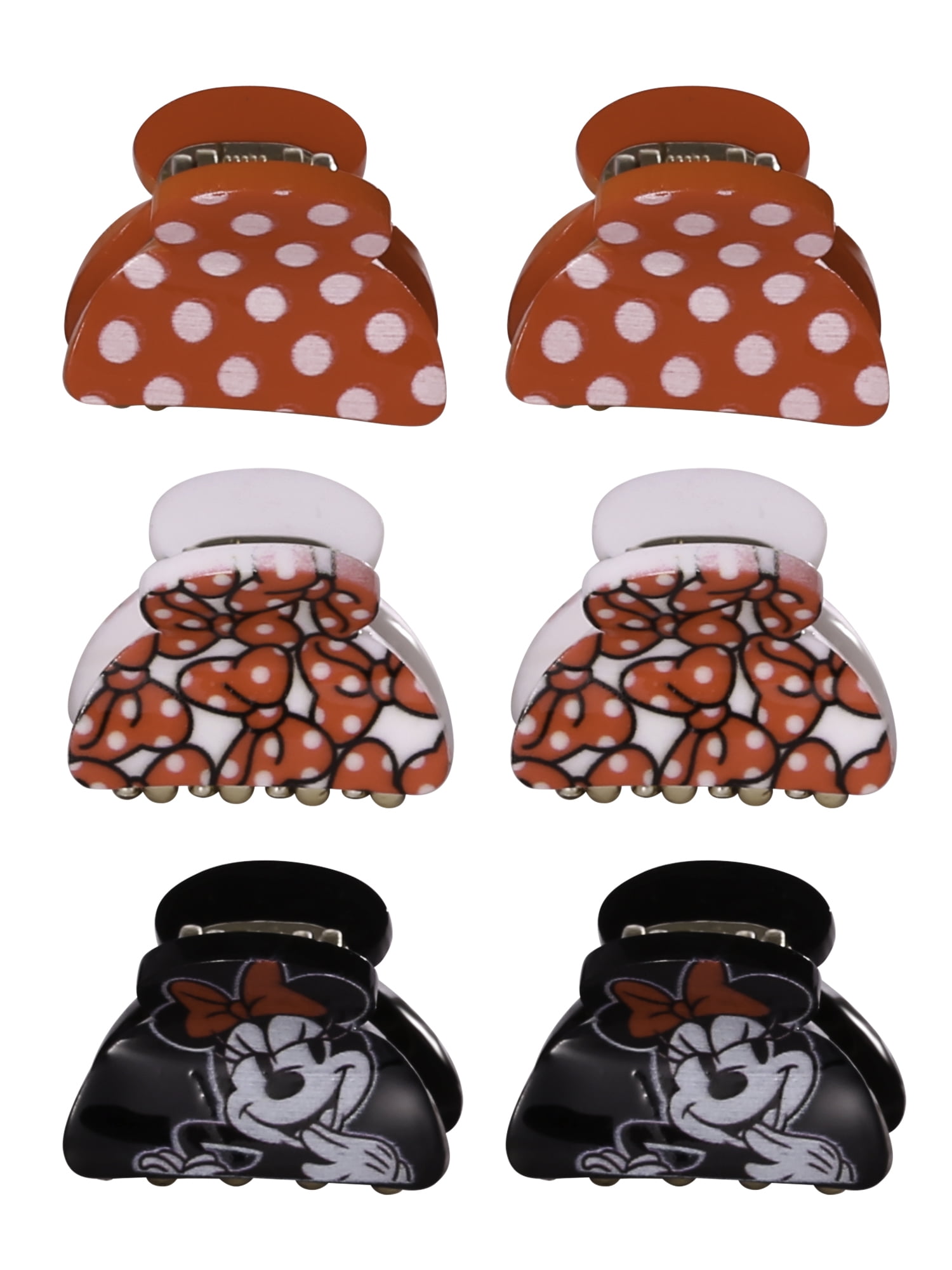 Disney-Women's Minnie Mouse Hair Claw Clip Set