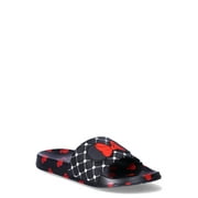 Disney Women's Minnie Mouse Quilted Soccer Slide Sandal, Sizes 6-11