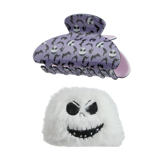 Disney Women's Nightmare Before Christmas Claw Clip Set, 2-Piece, One Size Fits Most