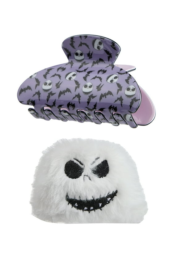 Disney Women's Nightmare Before Christmas Claw Clip Set, 2-Piece, One Size Fits Most