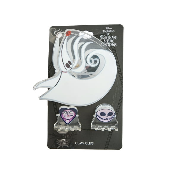 Disney Womens Nightmare Before Christmas Claw Clip Set, 3-Piece, One Size Fits Most
