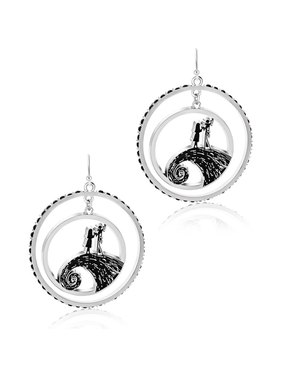 Women's Nightmare Before Christmas Fashion Crystal Drop Earrings