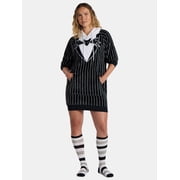 Disney Women's Nightmare Before Christmas Jack Skellington Sleep Lounger with Socks, 2-Piece, Sizes XS-3X