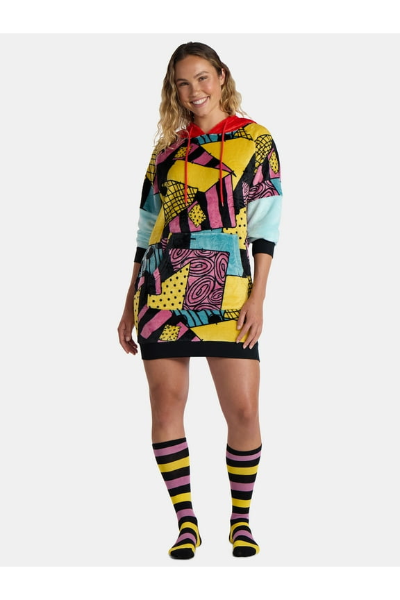 Women's Nightmare Before Christmas Sally Sleep Lounger with Socks, Sizes XS-3X