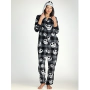 DISNEY Women’s Nightmare Before Christmas Union Suit with Hood, Sizes XS-3X