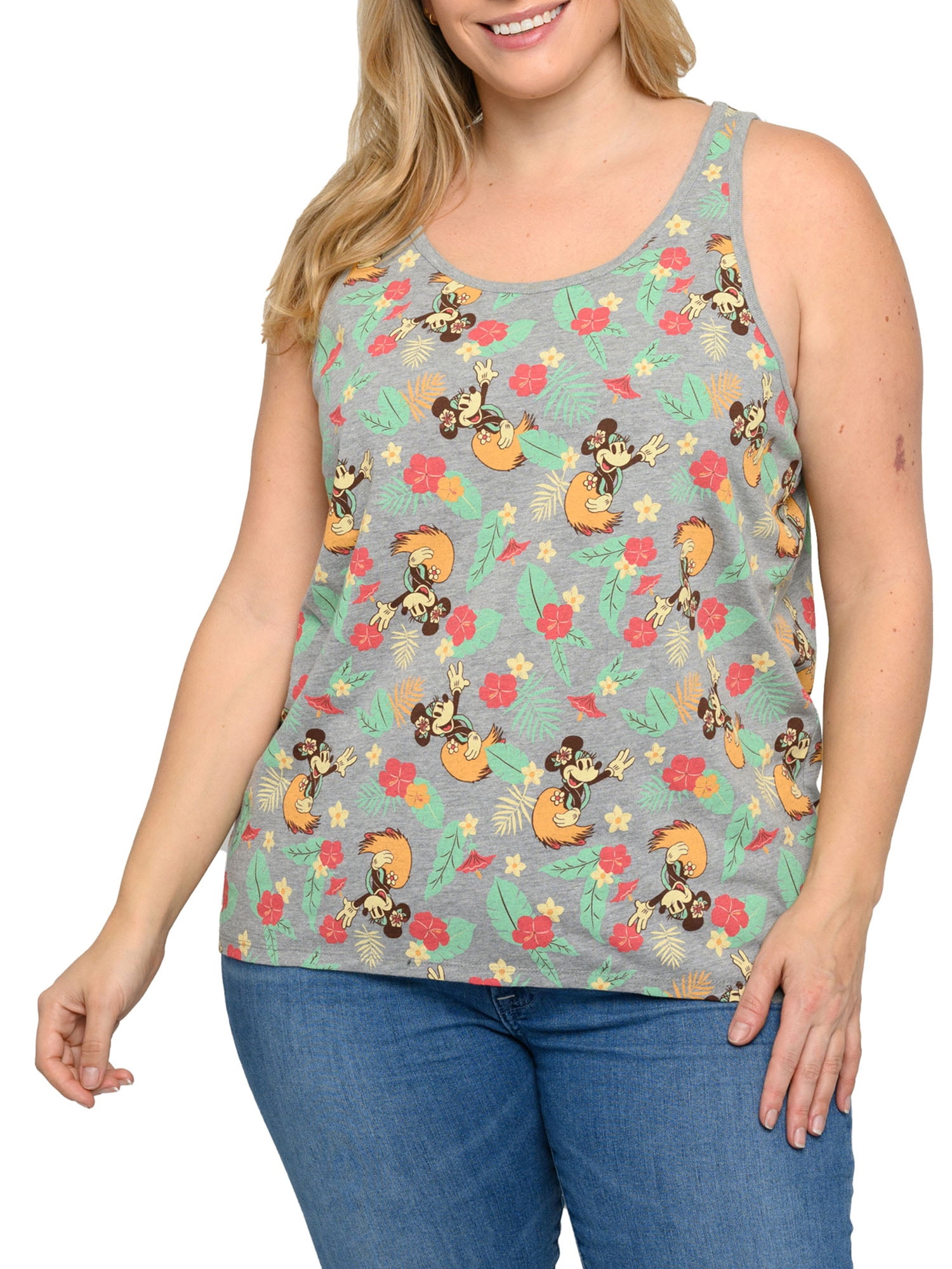 Plus size sale hawaiian tank tops