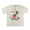 thumbnail image 1 of Disney Women's Soft Short Sleeve Graphic Print T-Shirt (Heather Grey/Mickey Mouse, L), 1 of 2