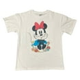 thumbnail image 1 of Disney Women's Soft Short Sleeve Graphic Print T-Shirt (White/Minnie Mouse, S), 1 of 2