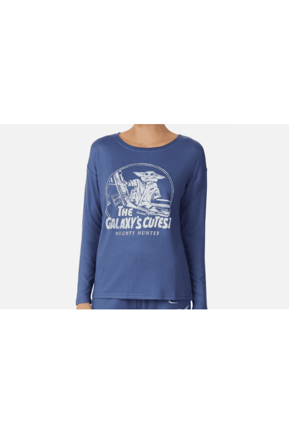 Women's Star Wars Galaxy's Cutest Bounty Hunter Sleep Top Large