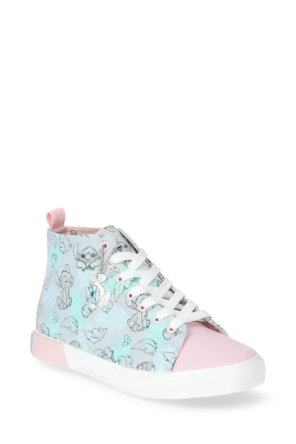 Disney Women's Stitch High-Top Lace-up Sneakers