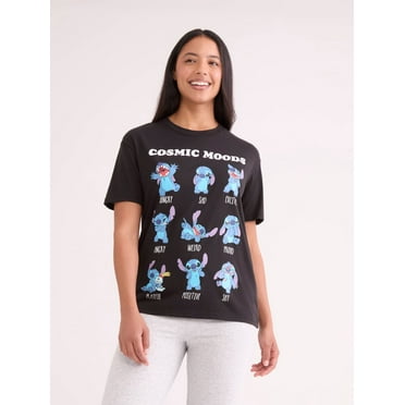 Disney Women’s Stitch Poses Graphic Tee, Sizes XXS-XXL