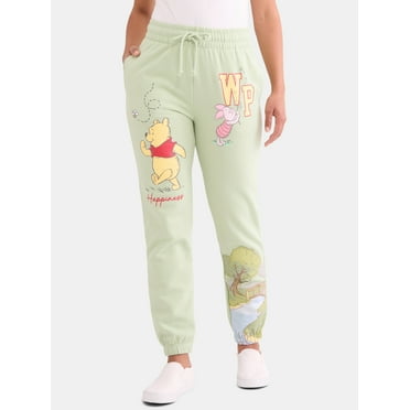 Disney Women’s Winnie the Pooh Graphic Joggers, Sizes XXS-XXL