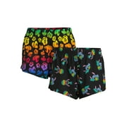 Disney Women's and Women's Plus Mickey Mouse and Stitch Pride Sleep Shorts, 2-Pack, Sizes XS-3X
