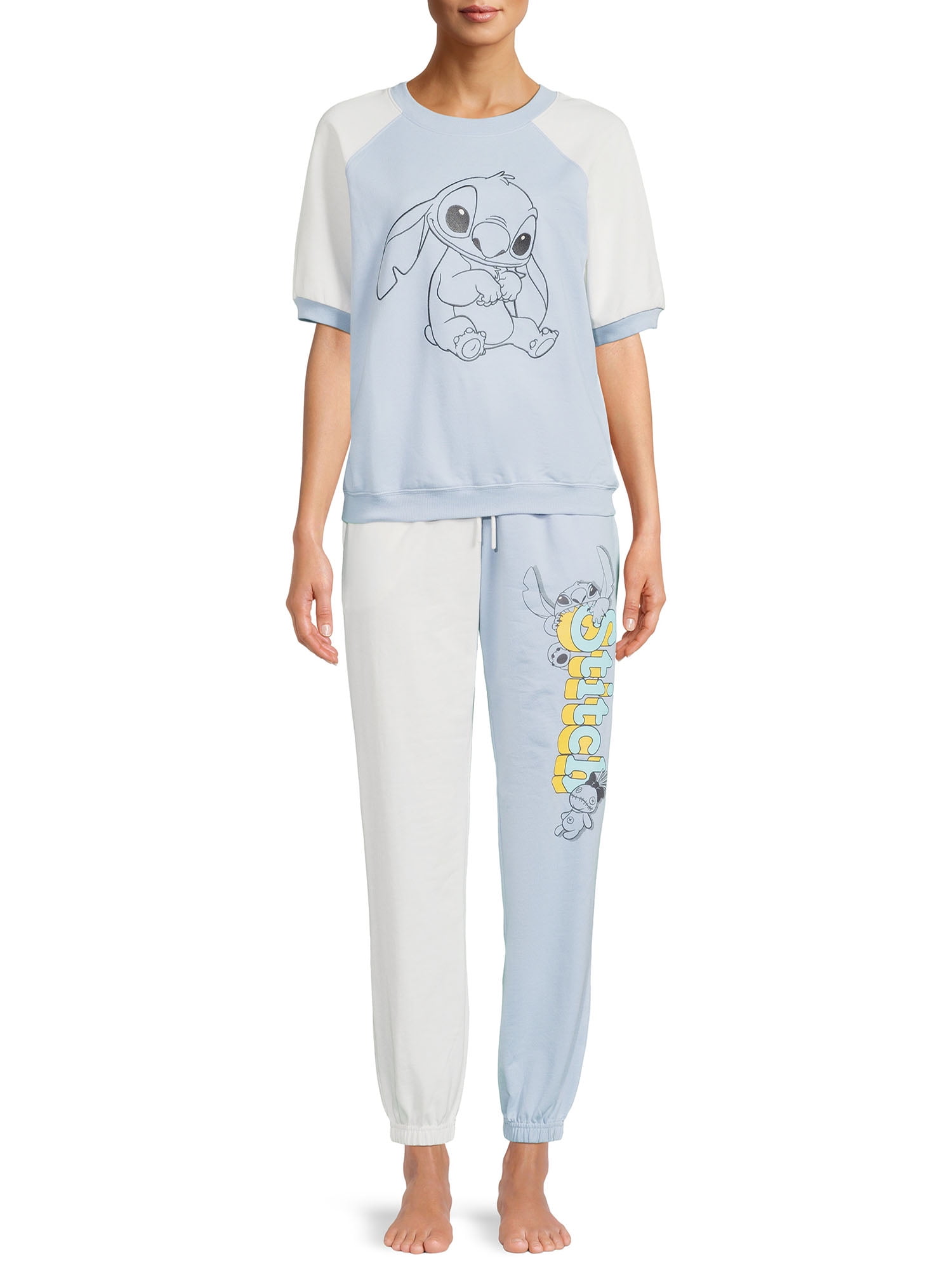 Buy Disney Women s Stitch Pajama Set 2 Piece at Ubuy Egypt