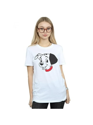 Girl's One Hundred and One Dalmatians Puppy Dalmatian Love T-Shirt -  Athletic Heather - Small