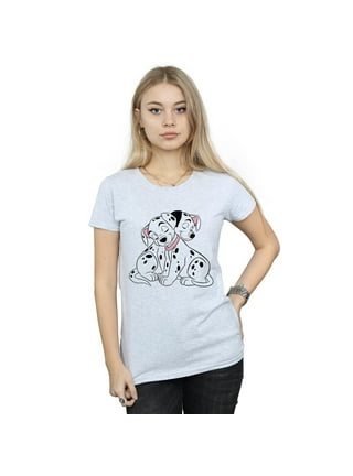 Flower Garden Dalmatian All Over Print Women's Cotton T-Shirt
