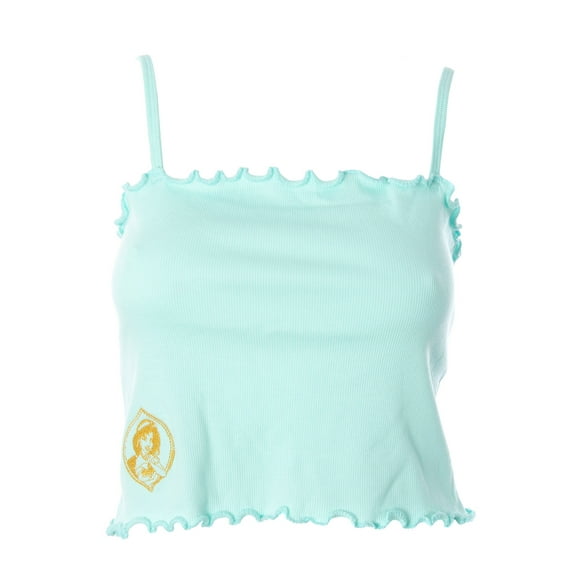 Disney Womens' Aladdin Princess Jasmine Cropped Camisole Tank Top (Large)