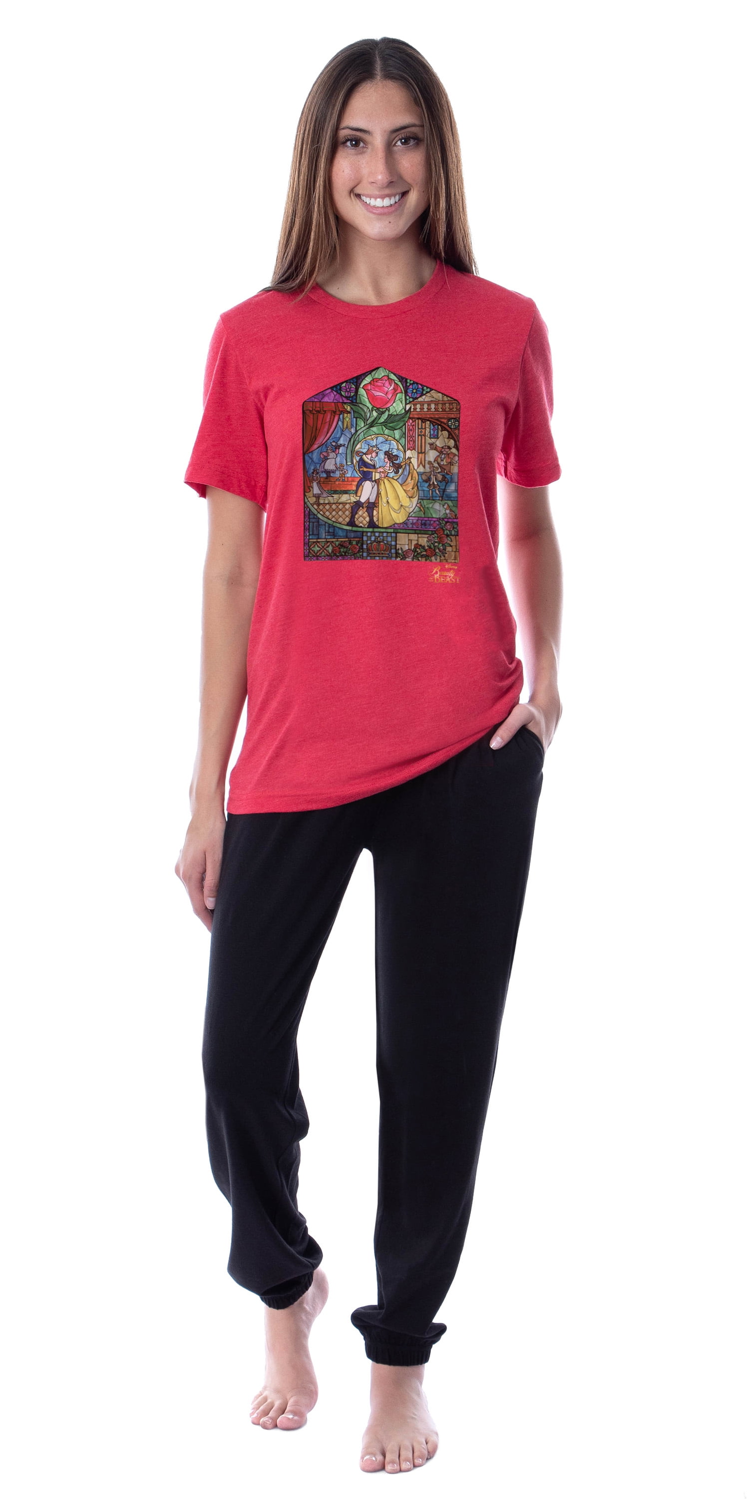 Beauty and the beast pajamas womens hotsell