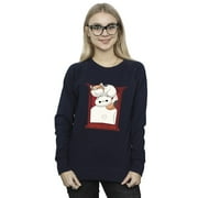 Disney Womens Big Hero 6 Baymax Frame Support Sweatshirt