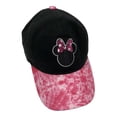 thumbnail image 1 of Disney Womens Black & Pink Tie Dye Minnie Mouse Baseball Cap Hat, 1 of 2