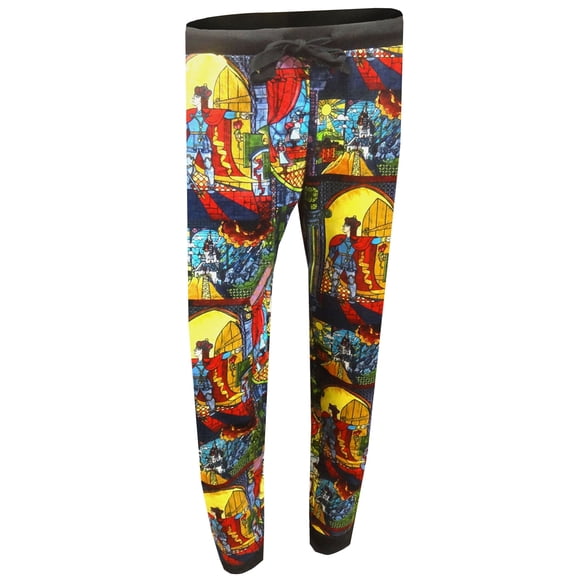 Disney Womens Disney Beauty and the Beast Belle Jogger Loungepant (Medium)