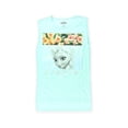 thumbnail image 1 of Disney Womens Elsa Roses Graphic T-Shirt, Green, Medium, 1 of 2