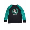 thumbnail image 1 of Disney Womens Junior Jack Skellington Sequin Long Sleeve Sweatshirt Top S, 1 of 2