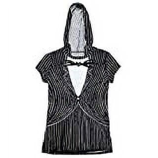 Nightmare Before Christms Womens Juniors M 7 9 Jack Skellington T-Shirt Hoodie Costume Top