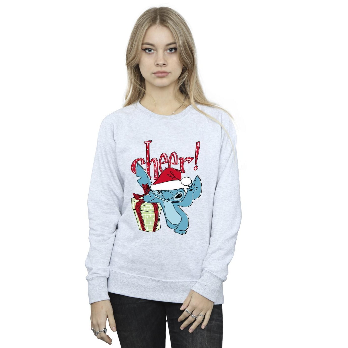 Disney Womens Lilo And Stitch Cheer Sweatshirt - Walmart.com