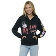 thumbnail image 1 of Disney Womens Mickey Mouse & Friends Hoodie Sweatshirt Black Zip Up, 1 of 9