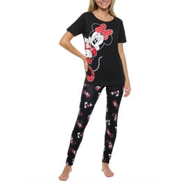 Disney Midweight Women's Hooded Mickie Minnie Onesie Pajama