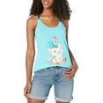 thumbnail image 1 of Disney Womens Moana Tropical Buddies Tri-Blend Racerback Layering Tank X-Small Tahiti Blue, 1 of 2