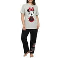 thumbnail image 1 of Womens Plus Size Minnie Mouse T-Shirt & Pajama Pants 2-PC Set (Size 2X), 1 of 7