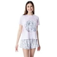 thumbnail image 1 of Disney Womens' Princess Ariel The Little Mermaid Sketch Pajama Set Short, 1 of 6