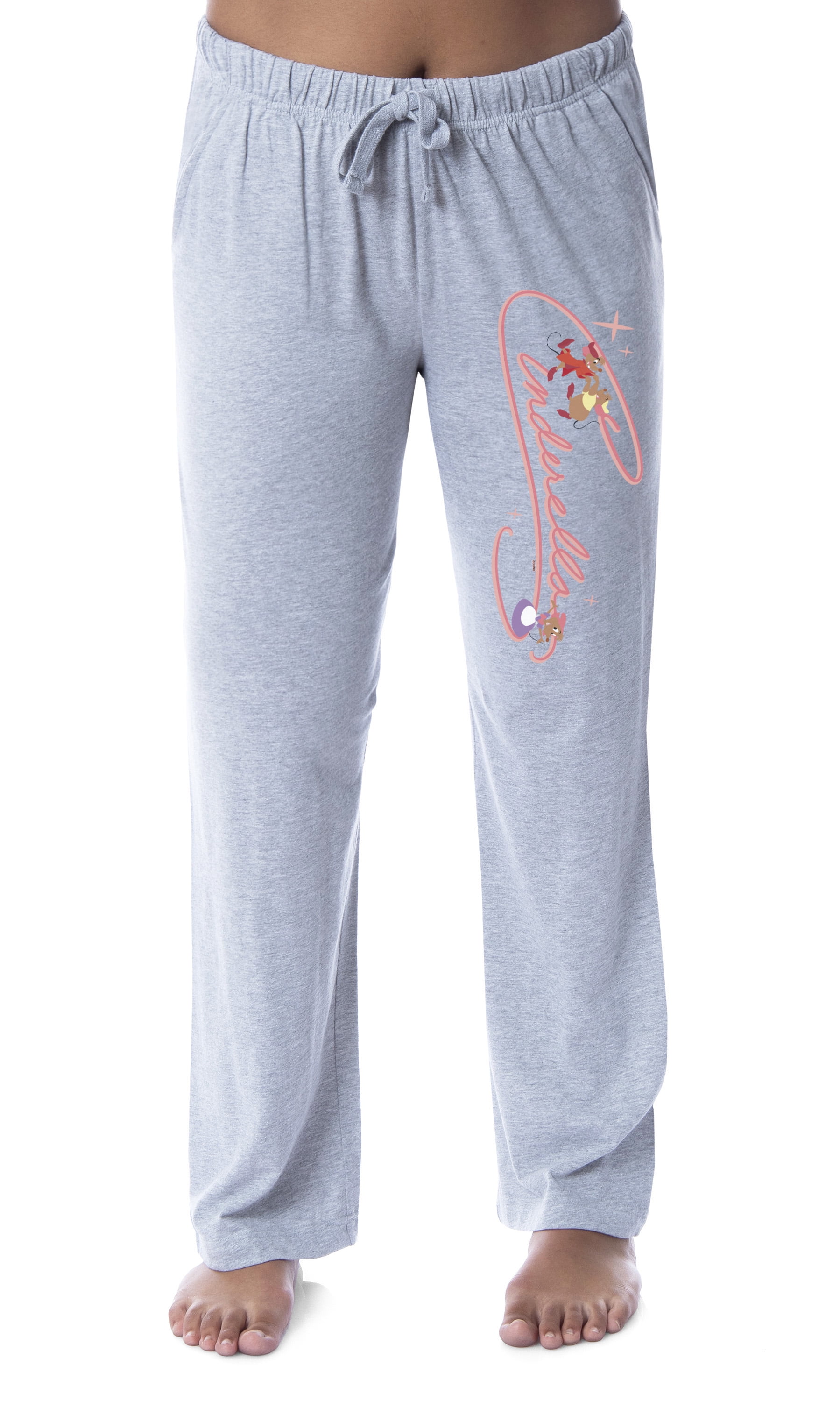 Disney Womens Princess Cinderella Jaq Gus Fairytale Sleep Pajama Pants XXXL