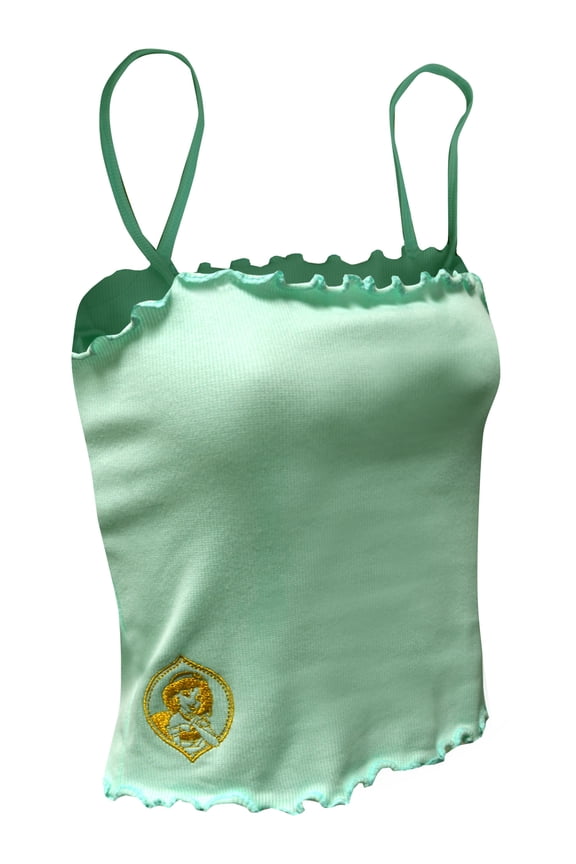 Womens Princess Jasmine Cropped Camisole Tank Top (2X)