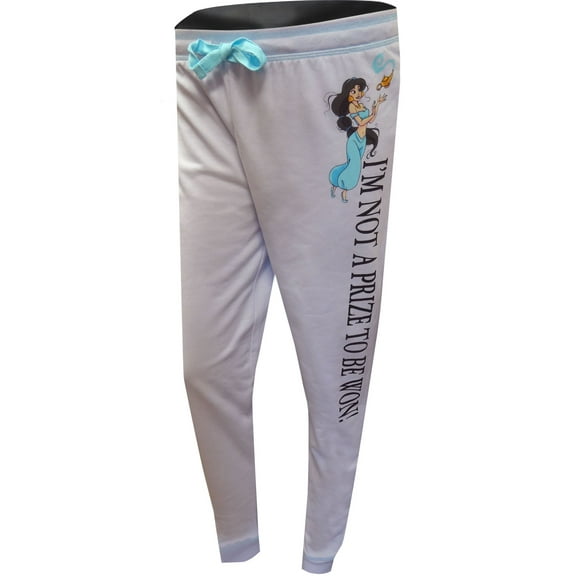 Disney Womens Princess Jasmine Not A Prize Plus Size Jogger Pants (1X)